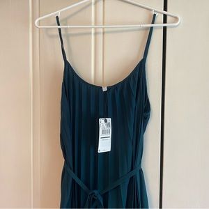 NWT Mango Forrest green midi formal dress